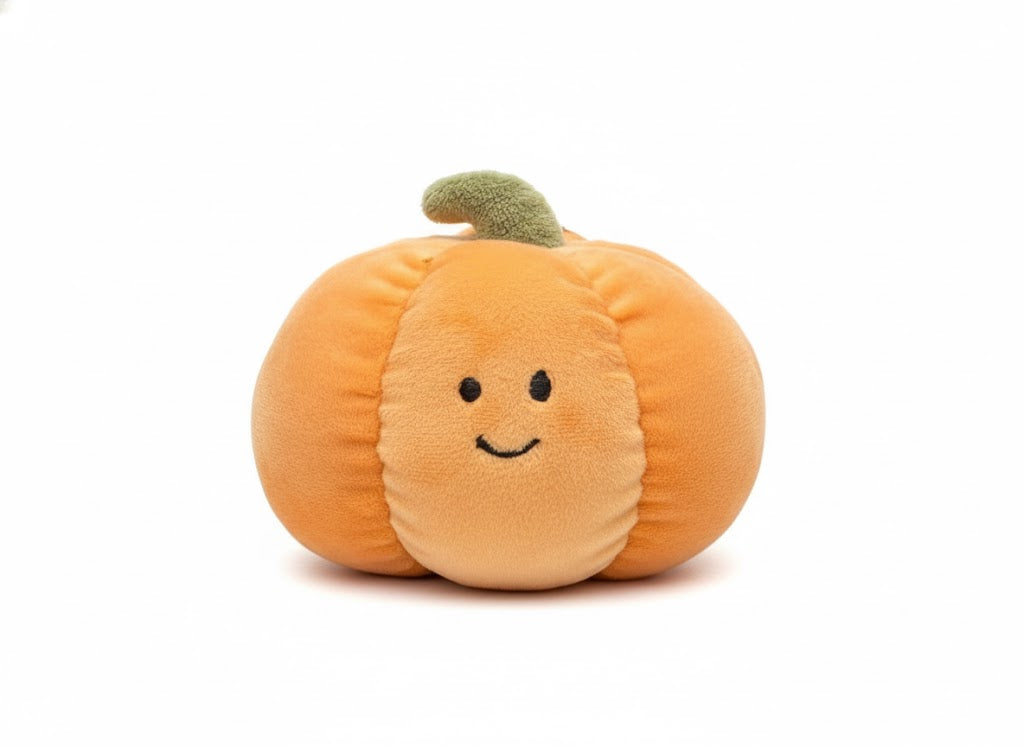 Peach Smiling Fruit Plush Toy