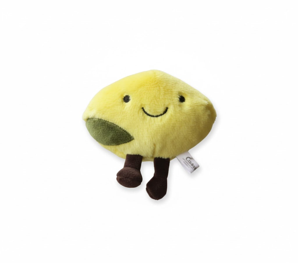 Peach Smiling Fruit Plush Toy