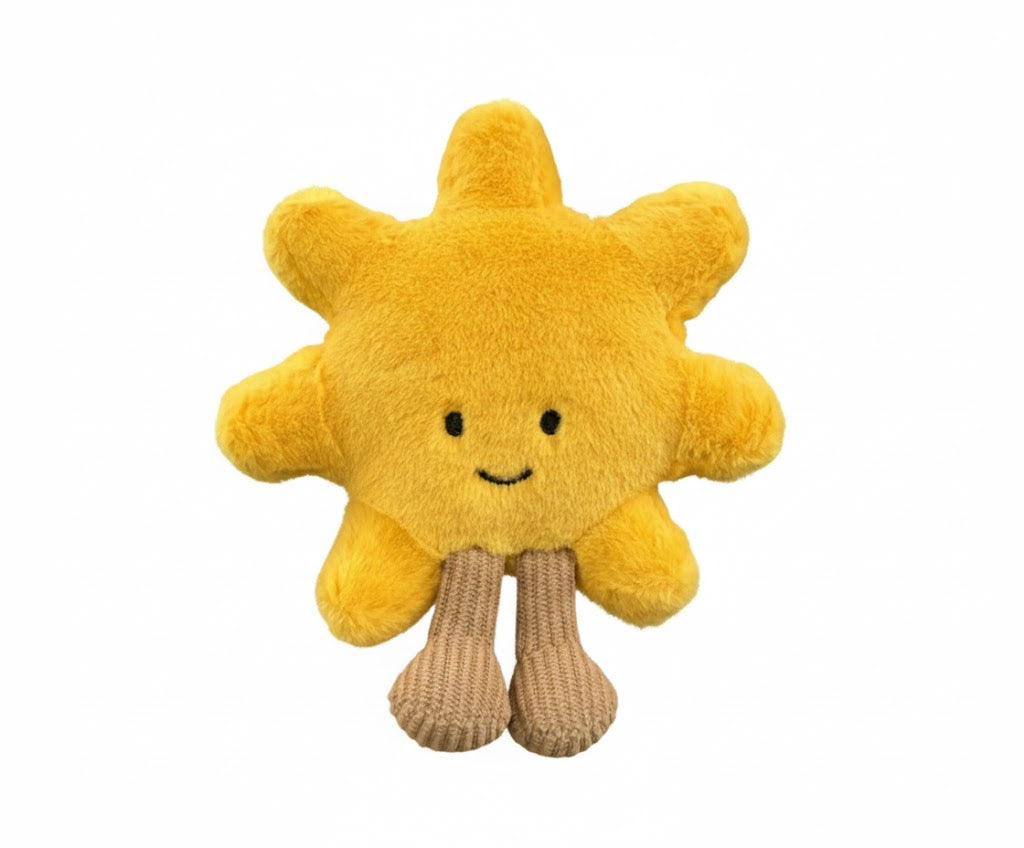 Peach Smiling Fruit Plush Toy