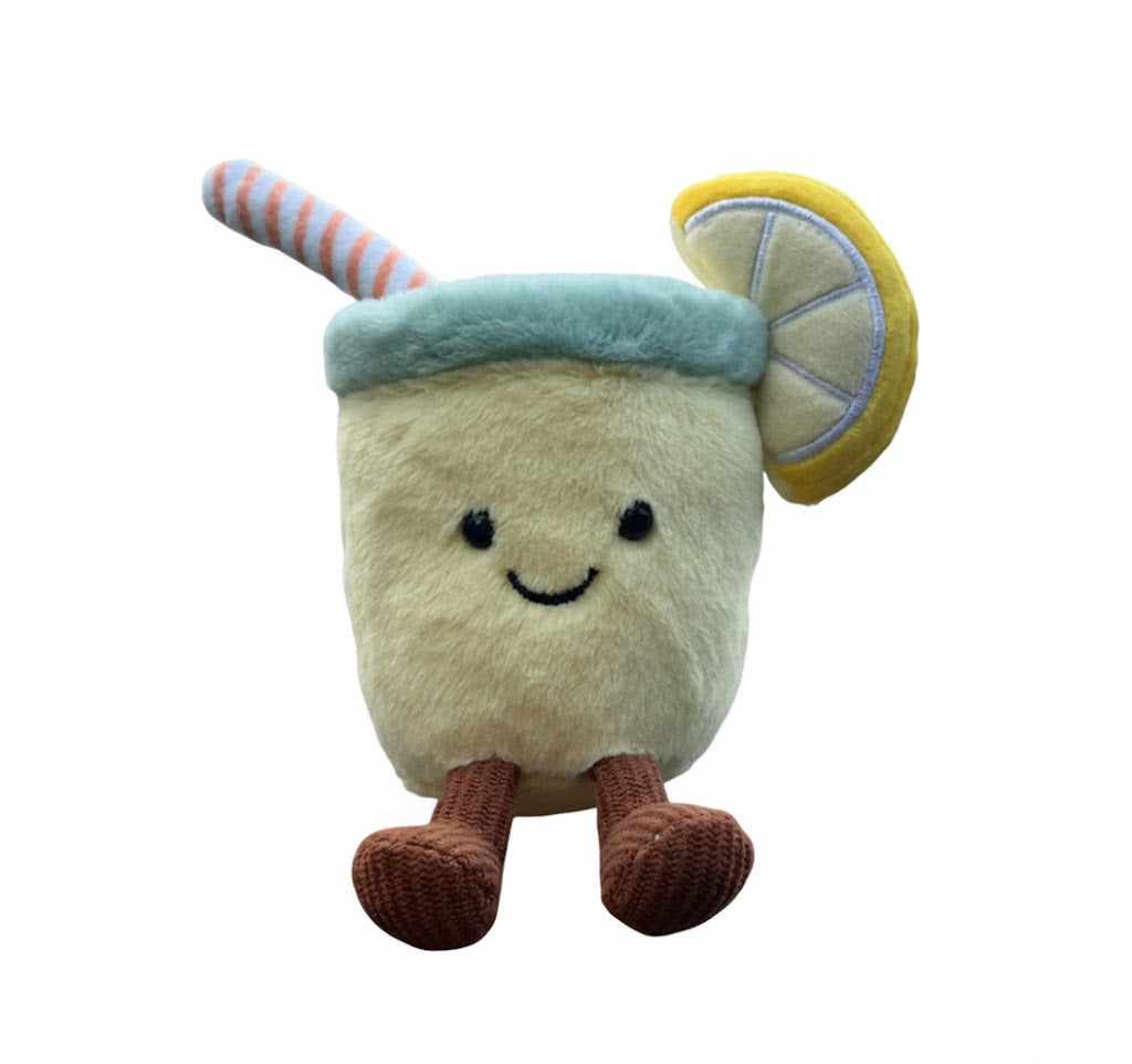 Peach Smiling Fruit Plush Toy