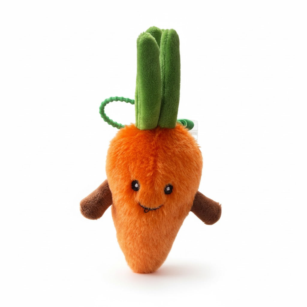 Peach Smiling Fruit Plush Toy