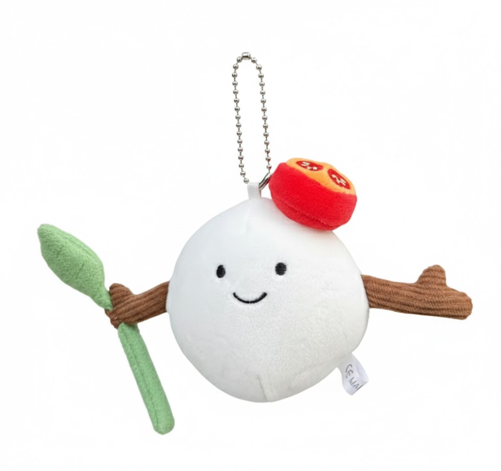 Peach Smiling Fruit Plush Toy
