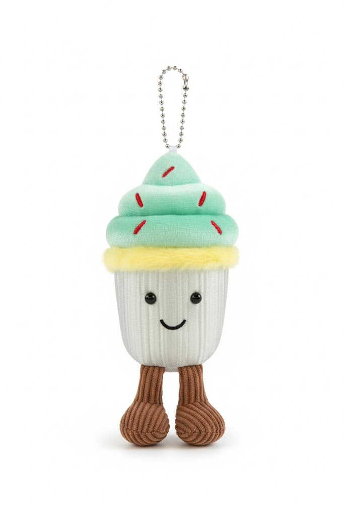 Peach Smiling Fruit Plush Toy