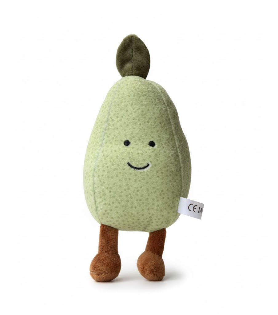 Peach Smiling Fruit Plush Toy