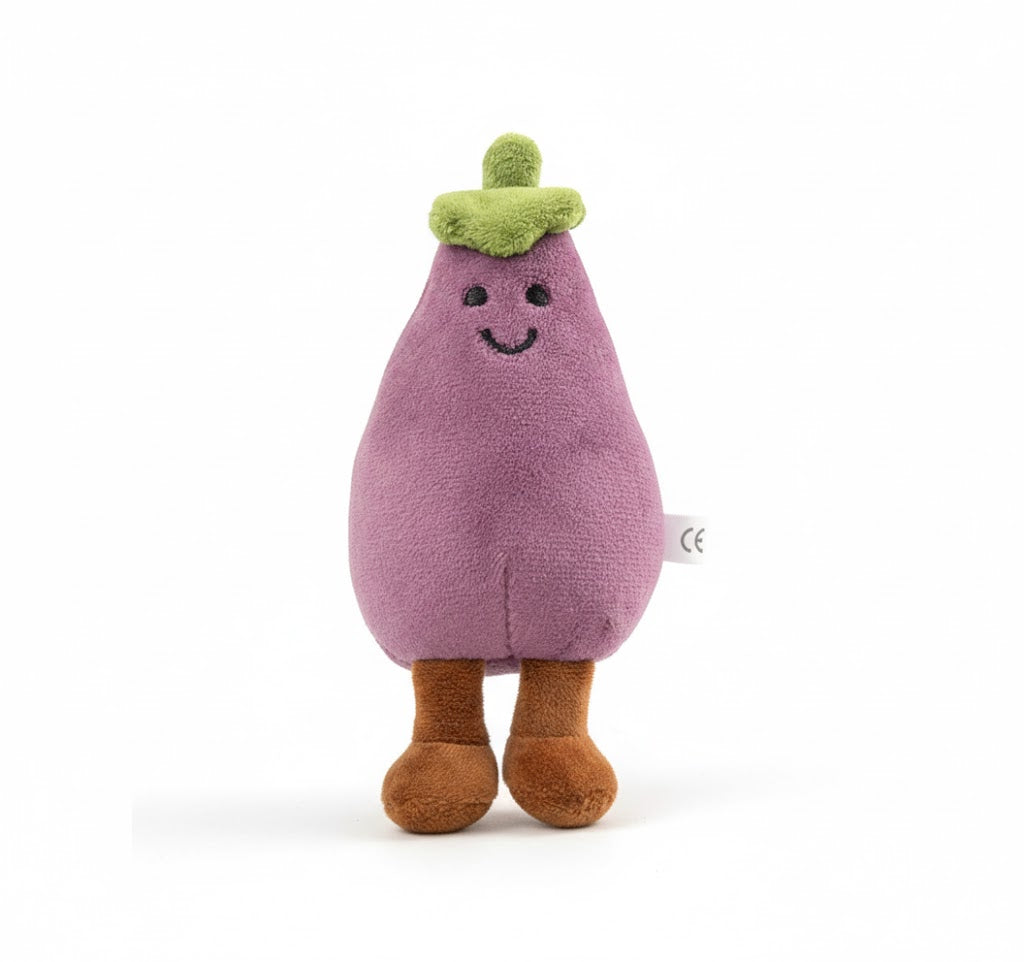 Peach Smiling Fruit Plush Toy