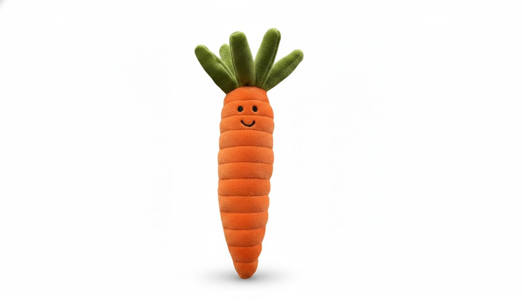 Peach Smiling Fruit Plush Toy