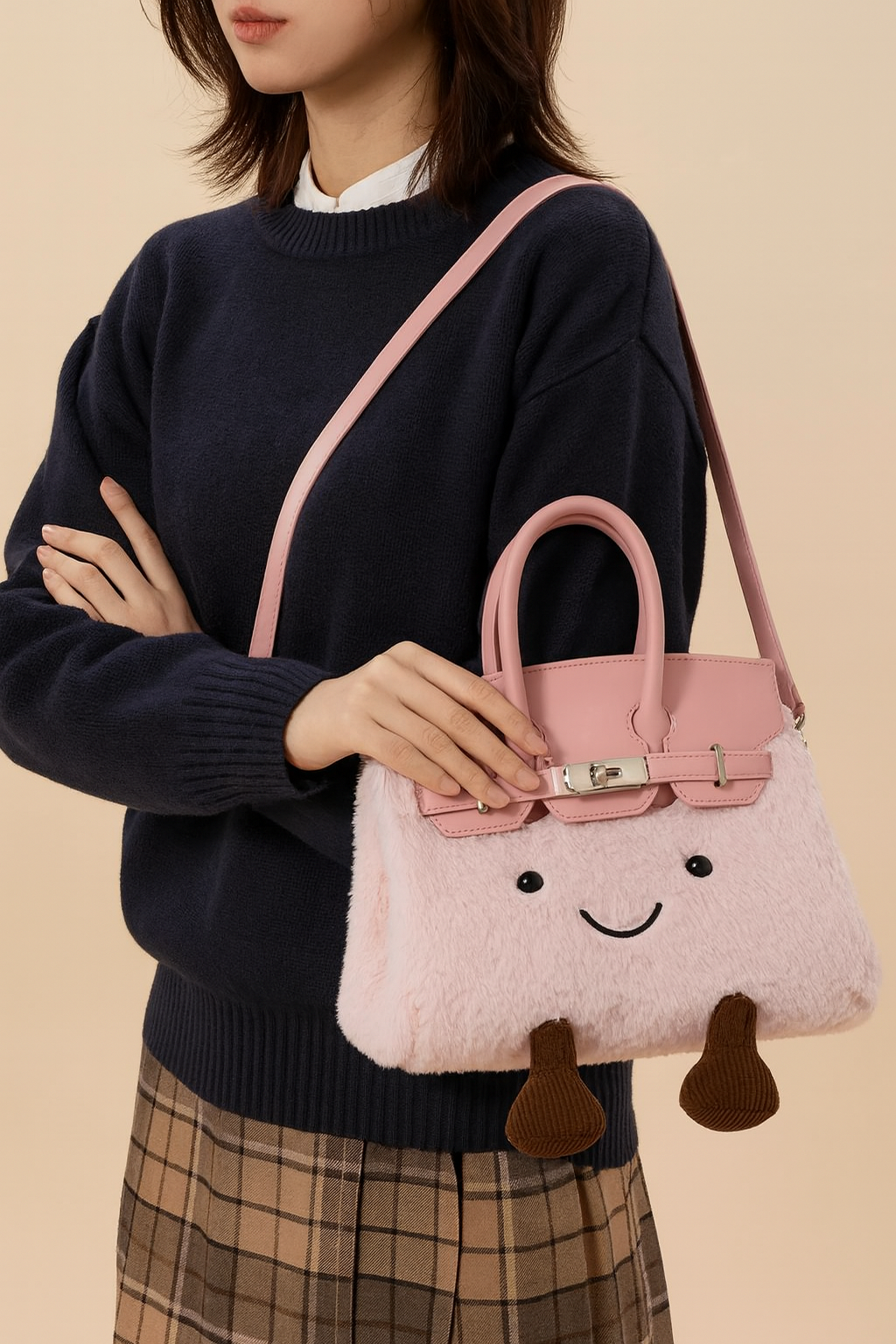 Plush Platinum Birkinplush Handbag