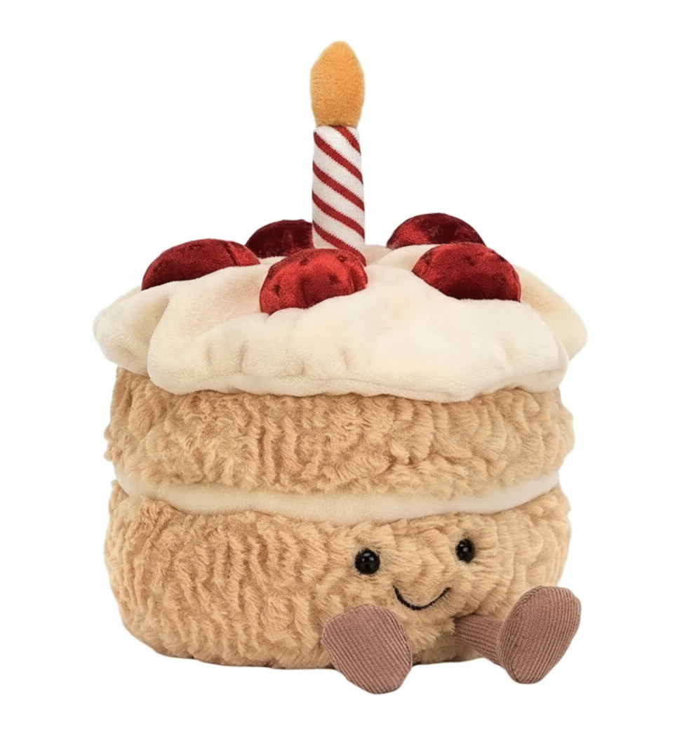 Shy Bonnie Bunny Plush Doll with Birthday Cake, Ultimate Comfort