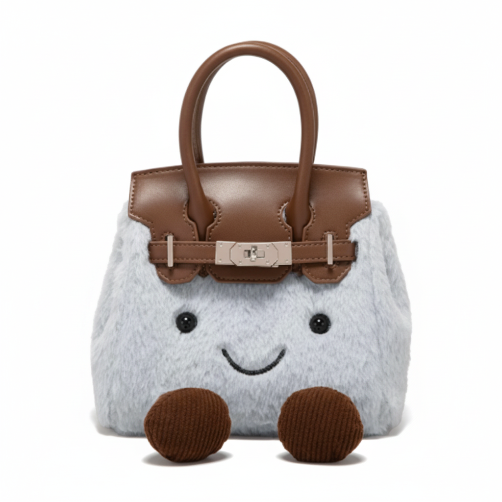 Plush Platinum Birkinplush Handbag
