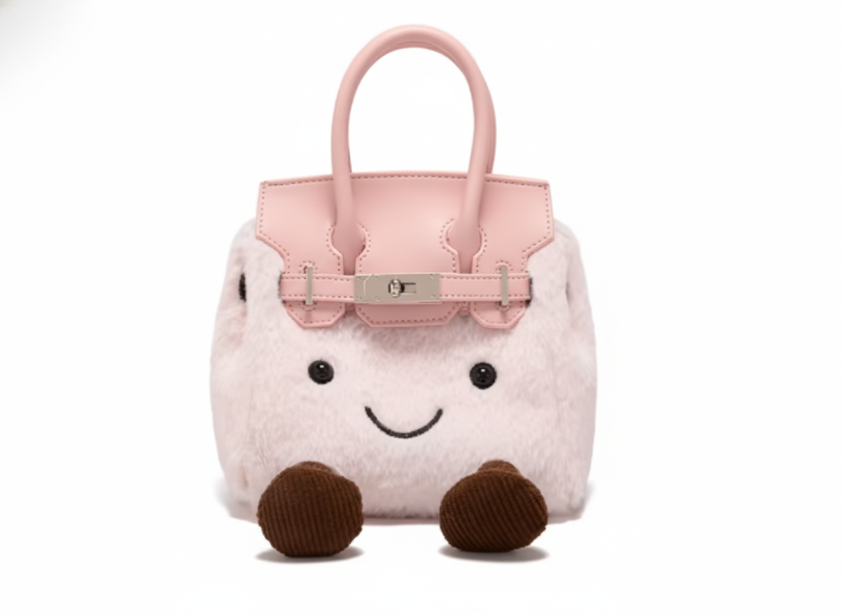 Plush Platinum Birkinplush Handbag