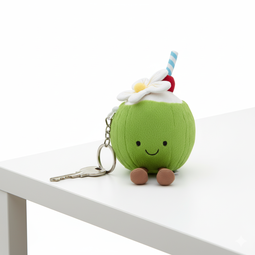 Coconut Keyring