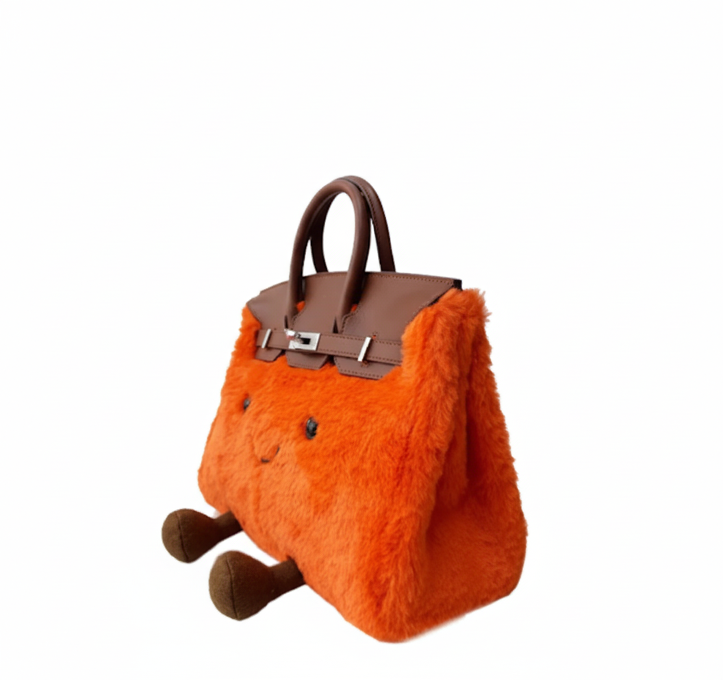 Plush Platinum Birkinplush Handbag