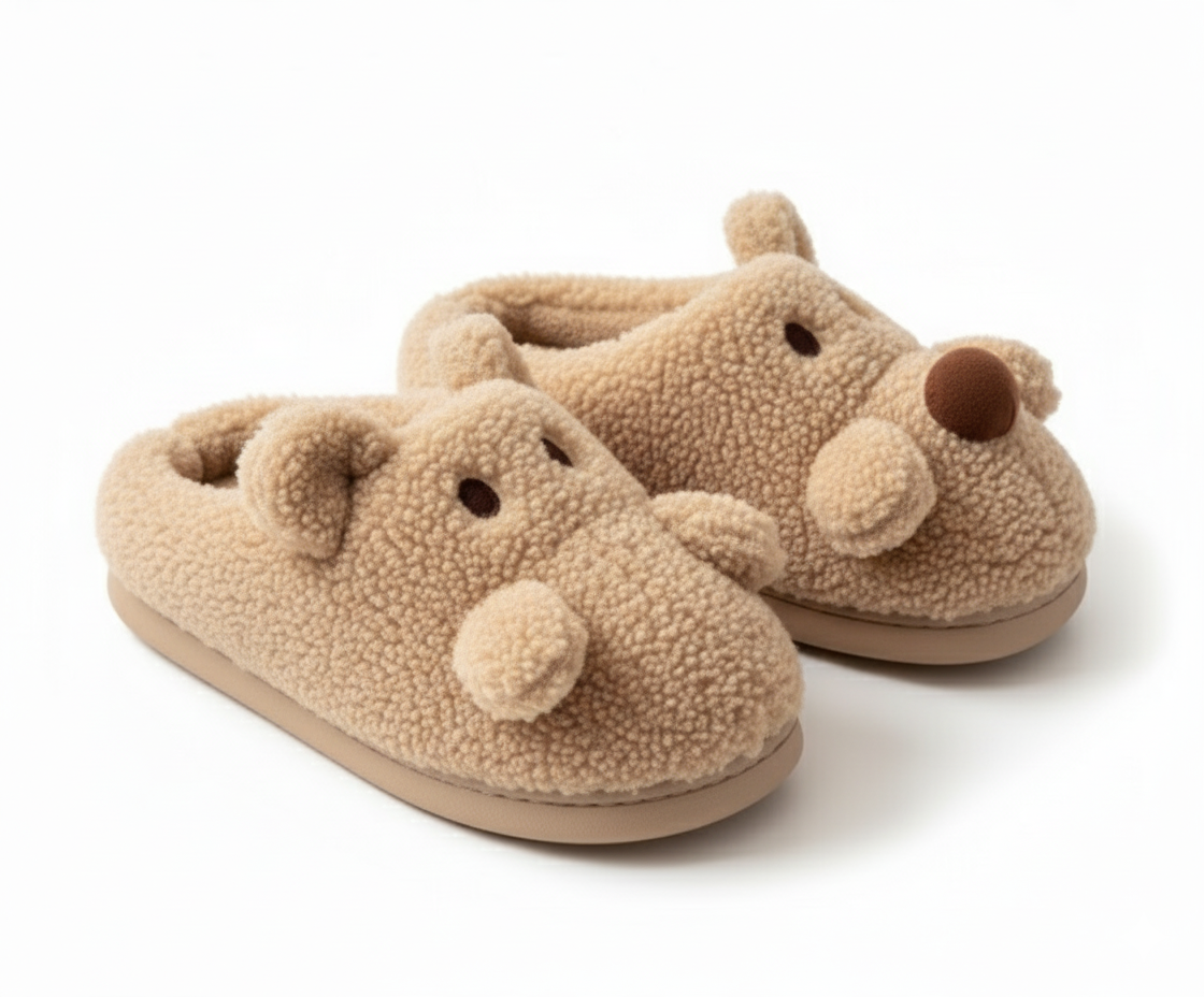 Cosy Dog Cotton Slippers
