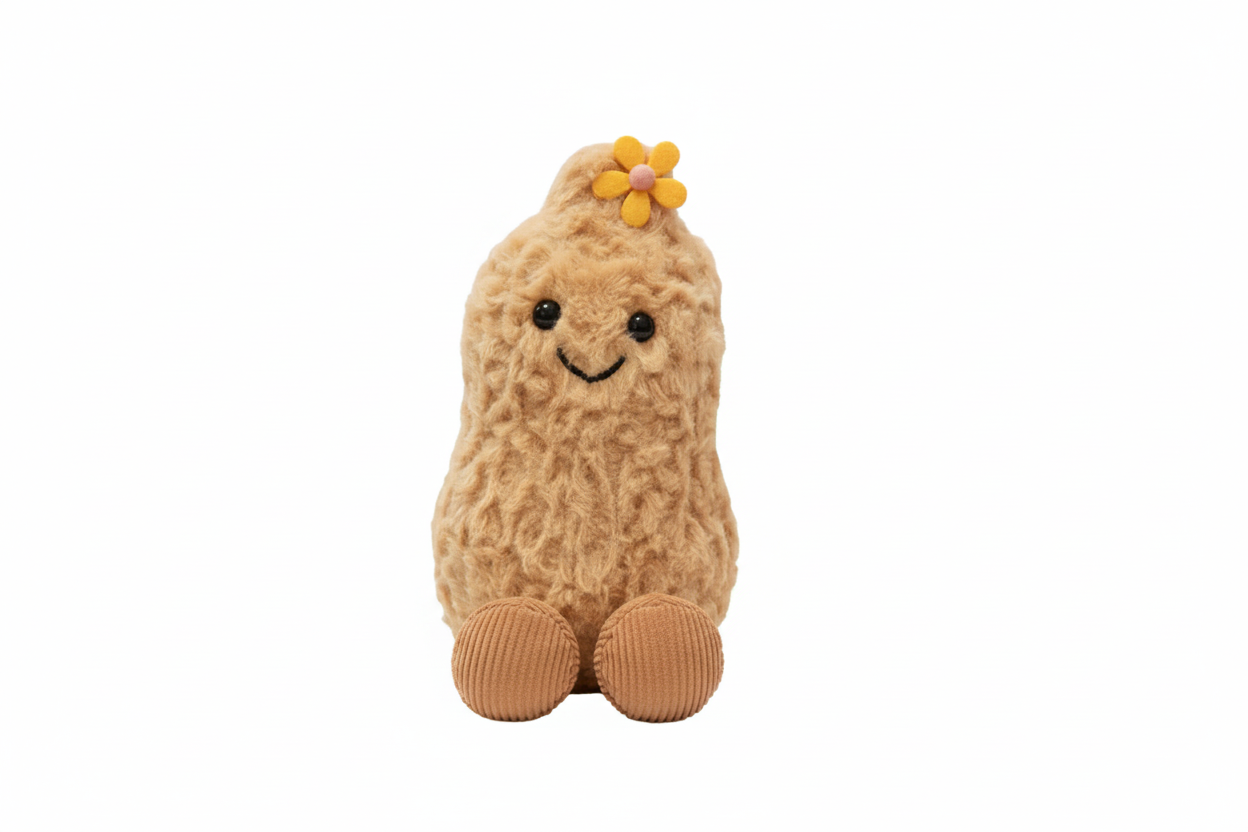 Aubergine Plushie Keyring Pendant