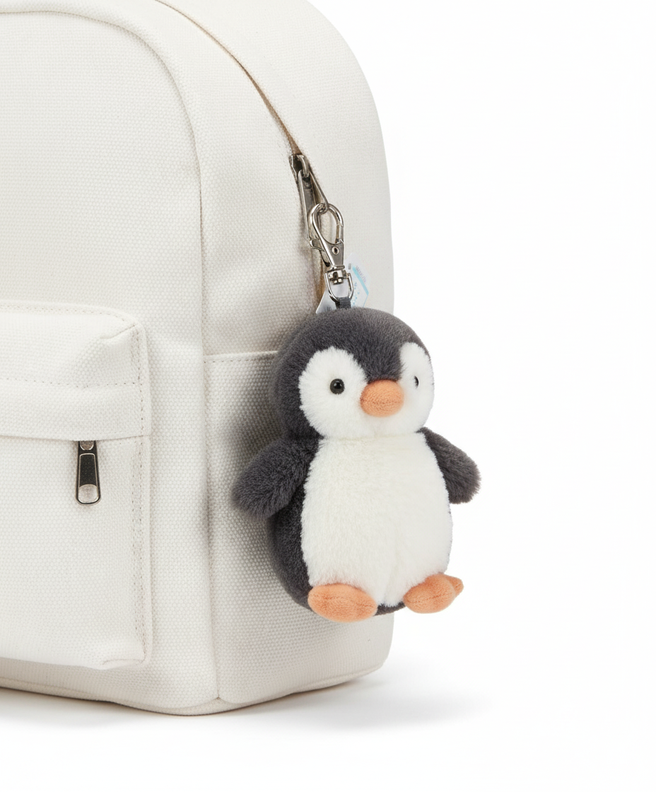 Teddy Bear Plushie Keyring Pendant