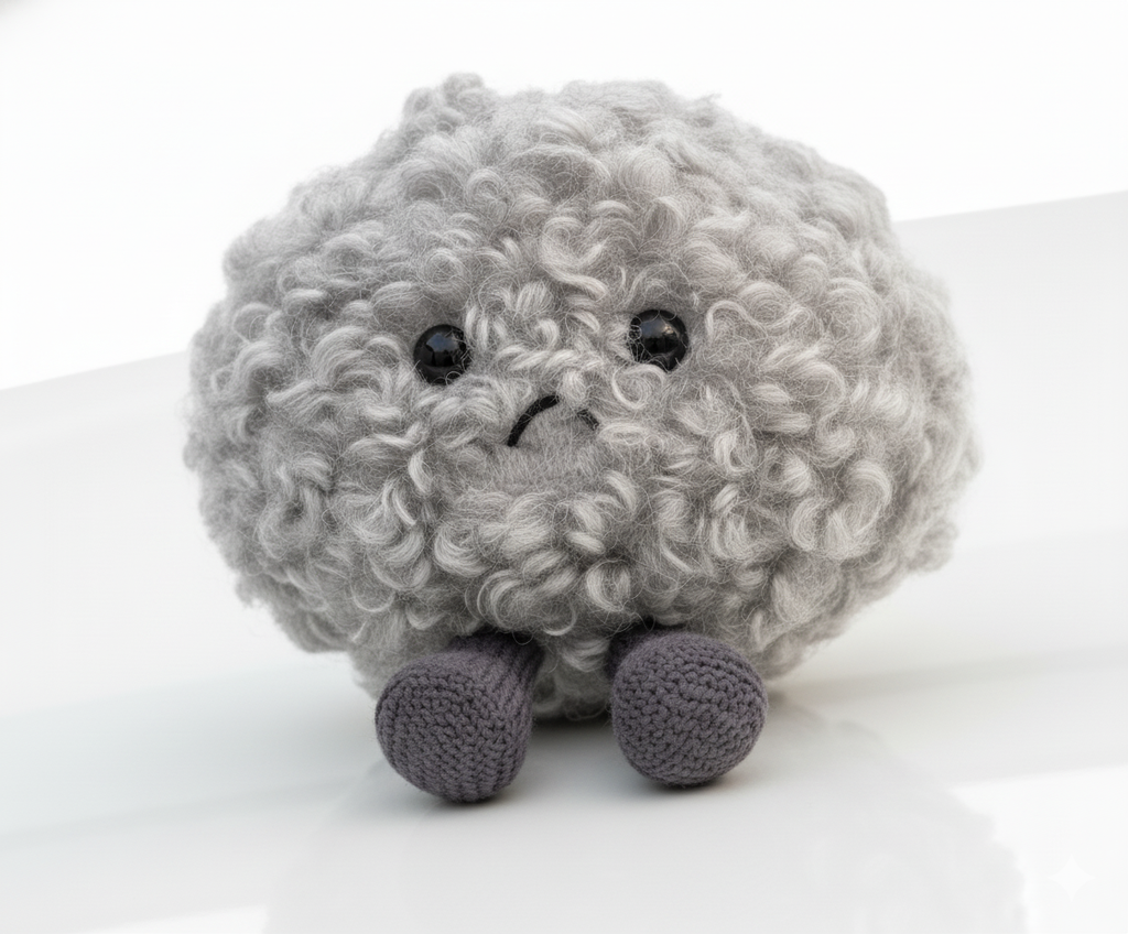 Sad Cloud Plush Toy