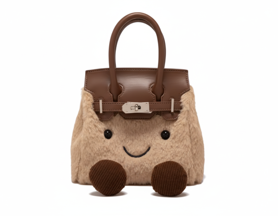 Plush Platinum Birkinplush Handbag