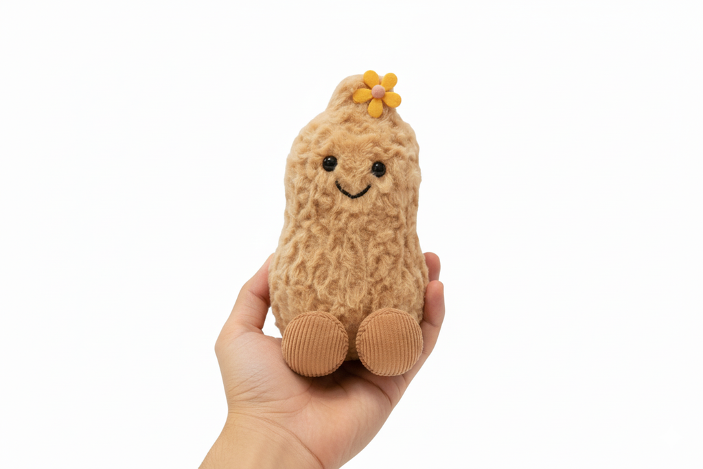 Aubergine Plushie Keyring Pendant