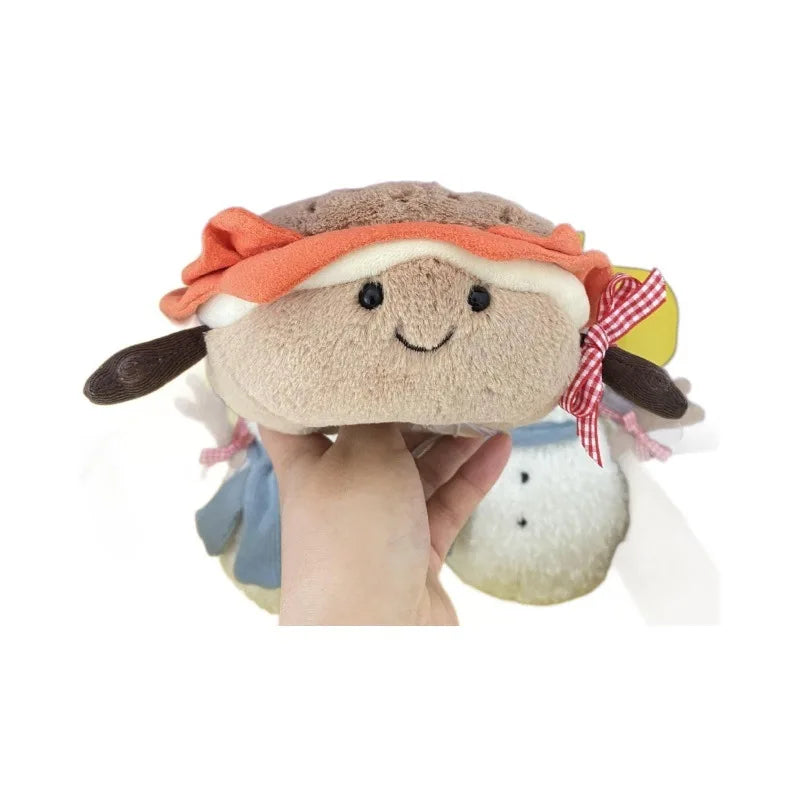 Adorable Jelly Cat 7cm Bagel Dessert Plush Doll Ornament, Cute Pet Toy