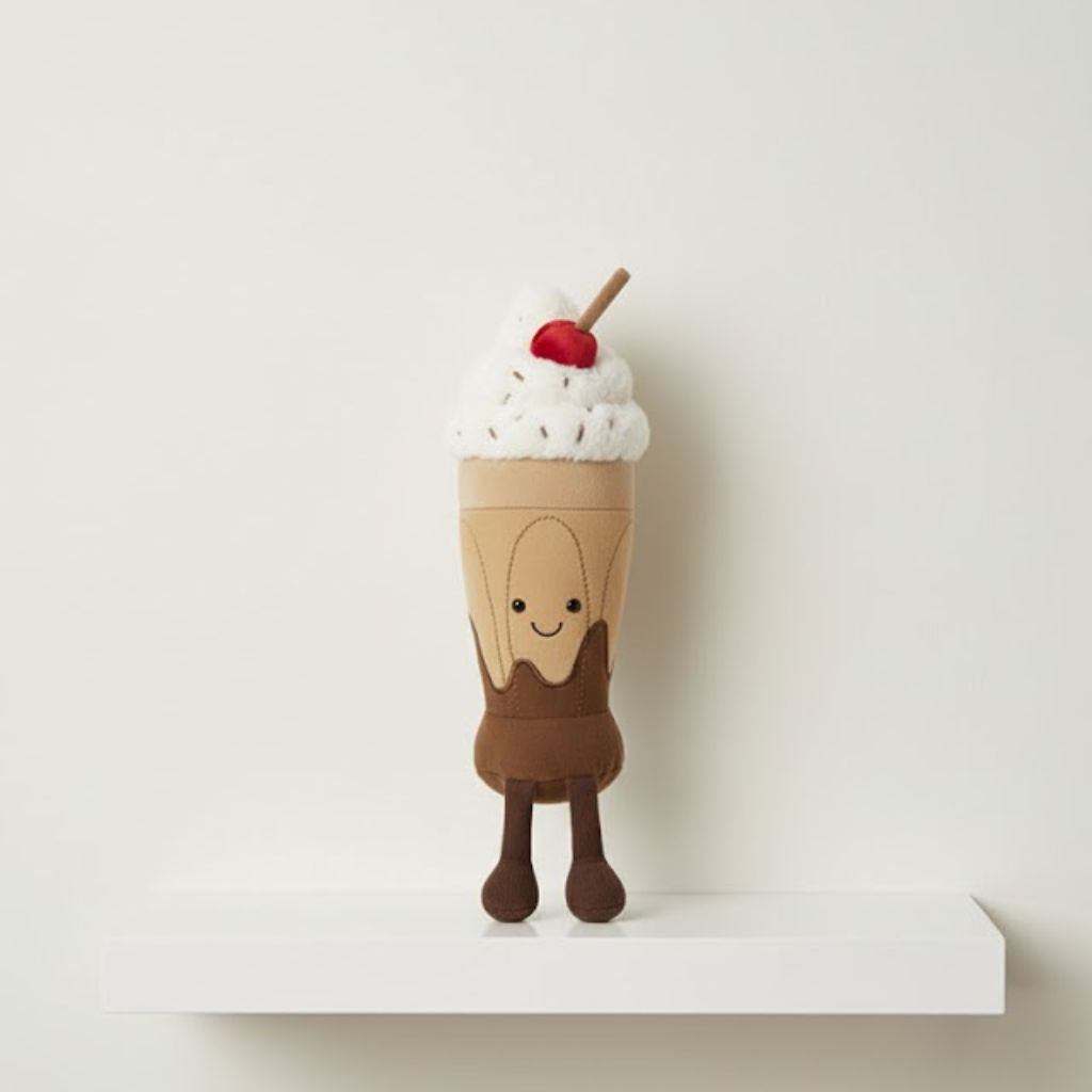 Chocolate Milkshake Plush & Ice Cream Doll Toy