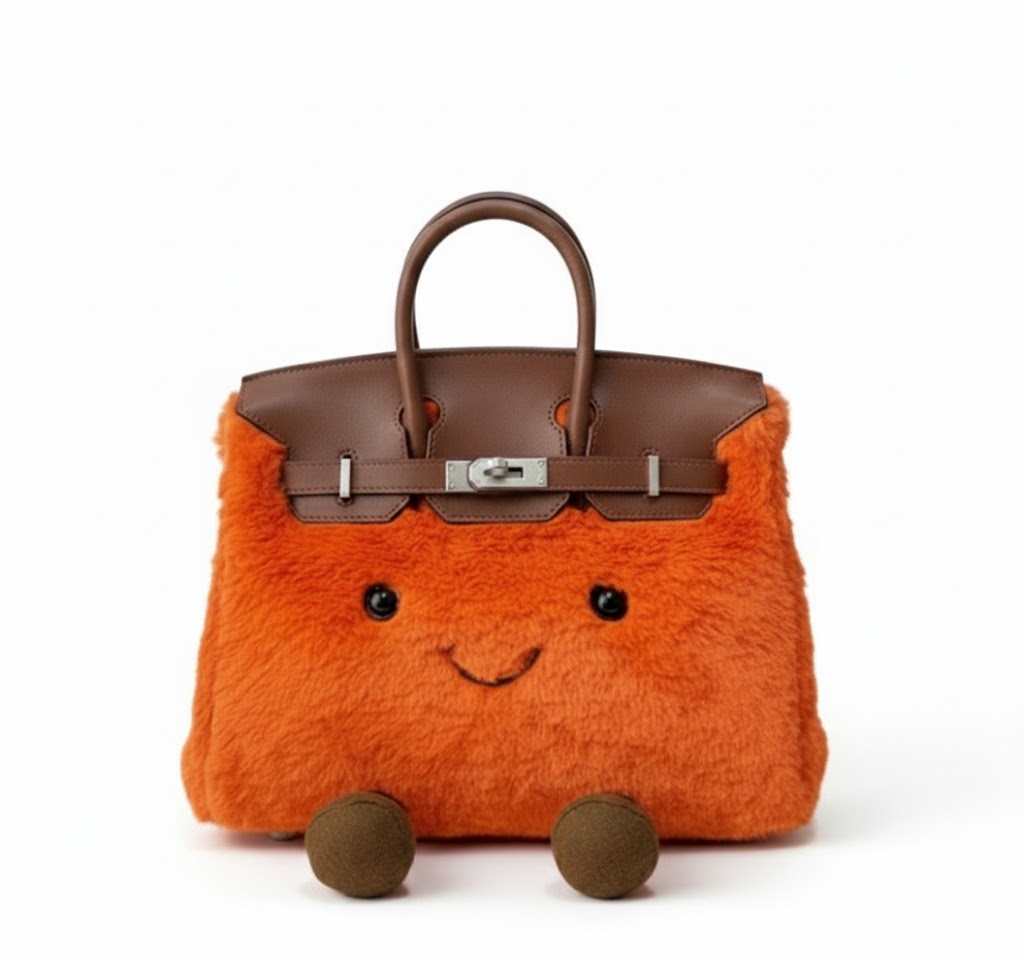 Plush Platinum Birkinplush Handbag